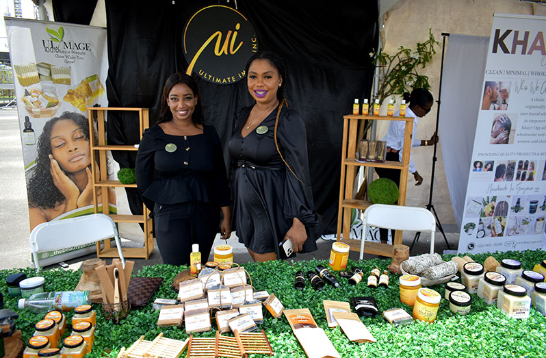 ‘Green Dreams’ and ‘Ultimate Image’ were two of the over 120 small businesses that were on display on Saturday at UncappeD Marketplace (Elvin Croker photo)