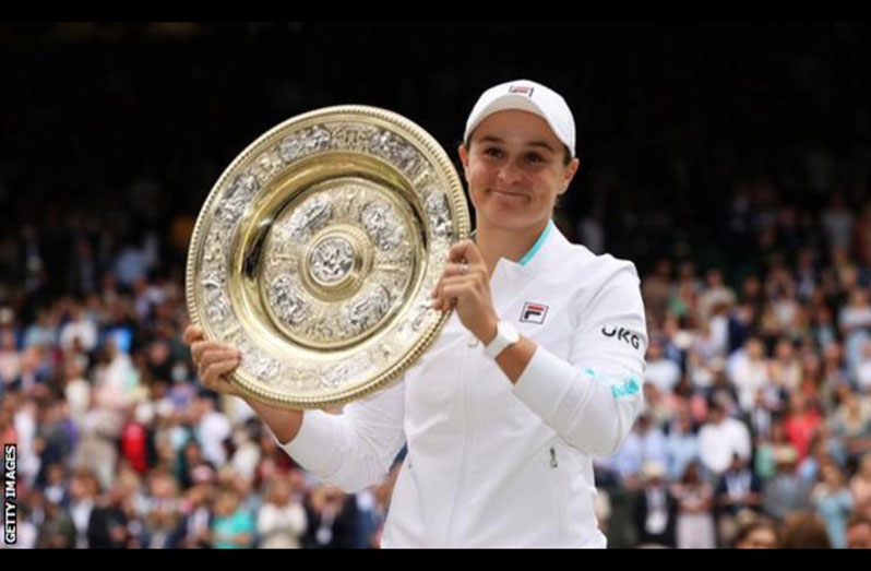 Australia's Ashleigh Barty won the 2021 women's singles tournament, before retiring from the sport. Barty and men's champion Novak Djokovic each won £1.7M prize money.