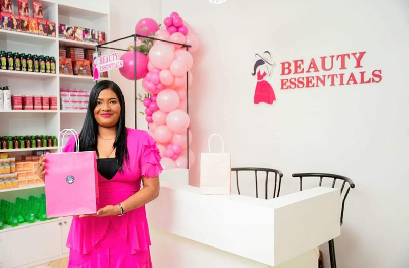 Owner of Beauty Essentials, Bibi Shameeza Alli
 