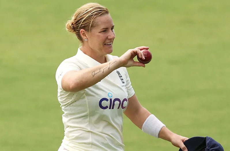 Katherine Brunt took a five-wicket haul in her final Test  •  (Getty Images)