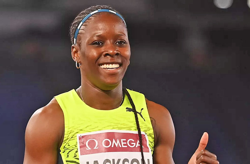 Sherika Jackson clocked 21.91 seconds for her 200m win