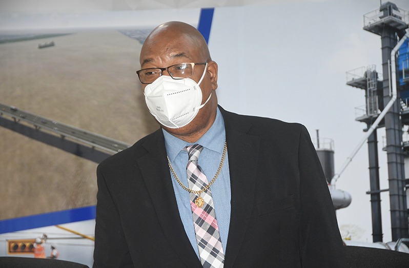 Minister of Public Works, Juan Edghill (Adrian Narine photo)