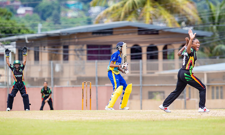 The Guyanese bowlers were on top (Photo: CWI Media)