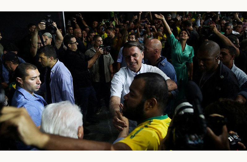 Brazilian President Jair Bolsonaro has officially launched his re-election campaign (BBC/Reuters photo)