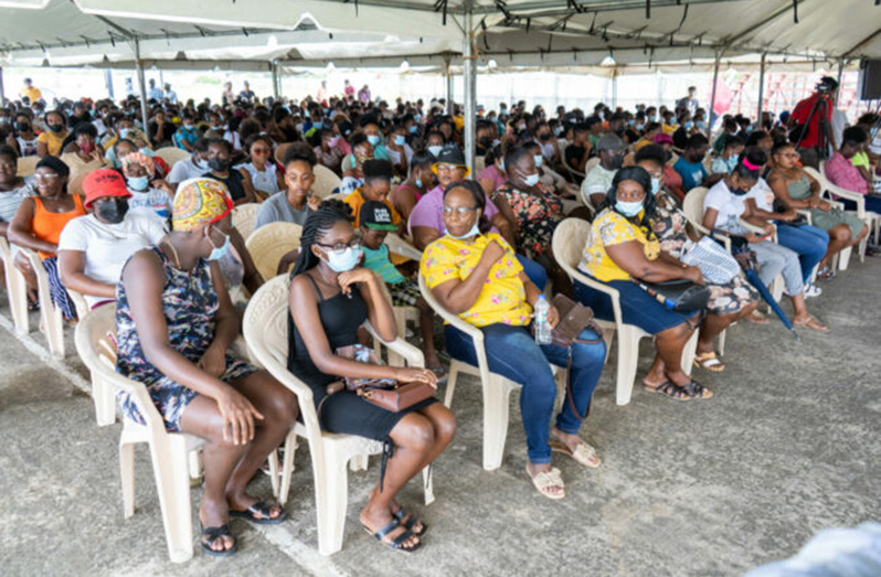 More than 1,700 Region Five residents have been employed through the government’s part-time job initiative programme (DPI photo)
