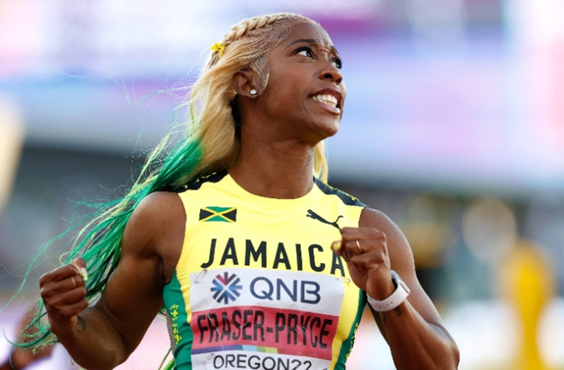 Five-time world 100m champion Shelly-Ann Fraser-Pryce