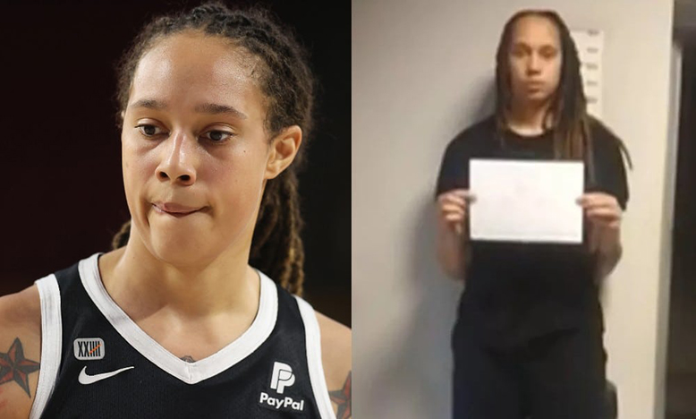 Brittney Griner (right) pleaded guilty to drug charges - but denied deliberately breaking the law