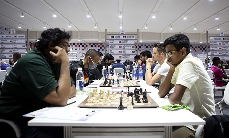 The Open Team at the just-concluded FIDE Chess Olympiad. (Photo credit: FIDE and Khushal Lam)