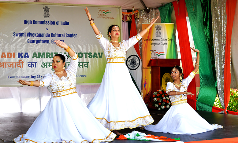 A cultural dance performance