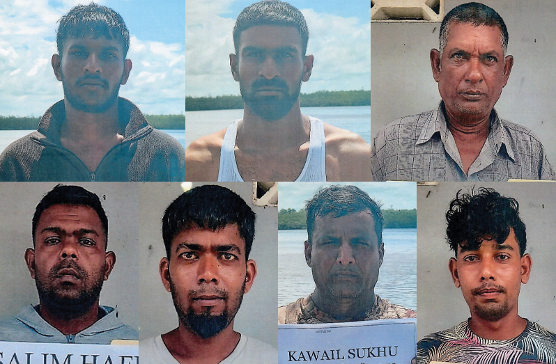 The persons arrested during the seizure of motor vehicles