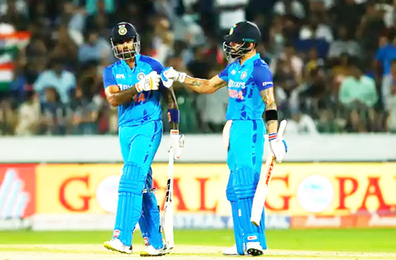 Suryakumar Yadav and Kohli put on 104 for the third wicket. © BCCI