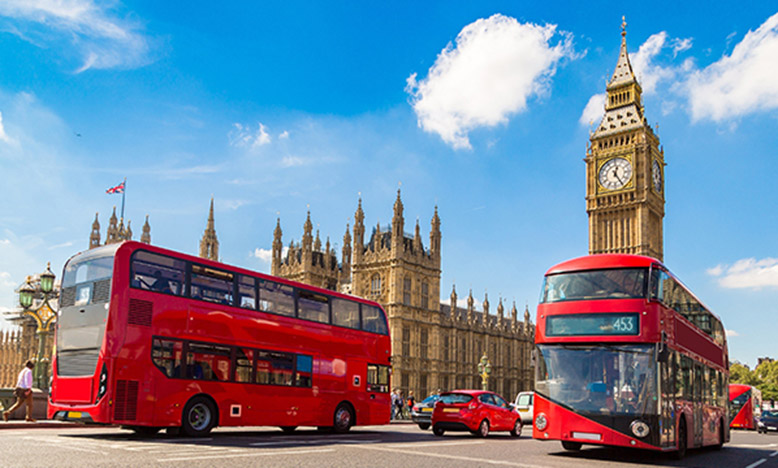London’s historic Big Ben clock, and the Houses of Parliament (Shutterstock image)