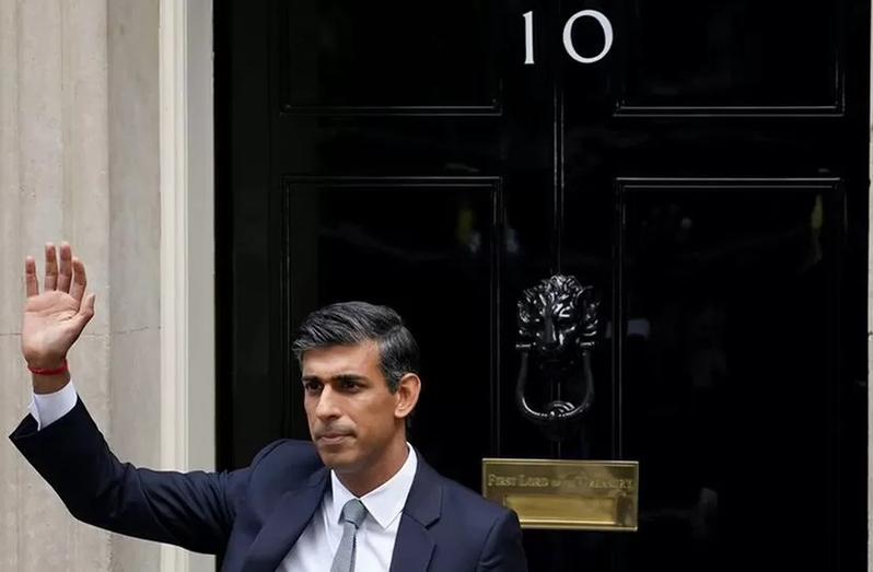 UK’s new Prime Minister, Rishi Sunak (GARETH FULLER photo)