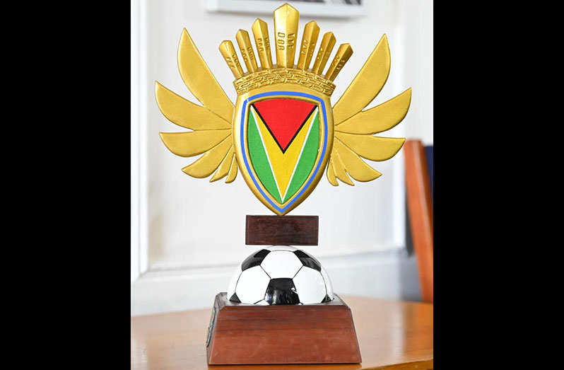 The One Guyana President’s Cup trophy that will be up for grabs