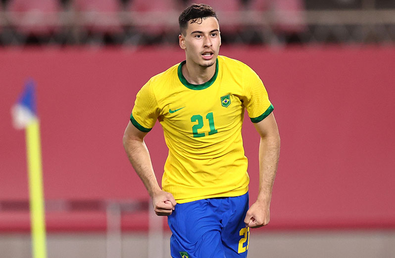 Gabriel Martinelli made his international debut this year and has three caps for Brazil.
