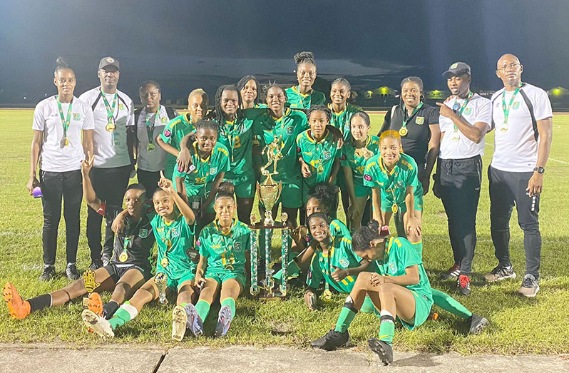 Team Guyana win the IGG ladies football competition