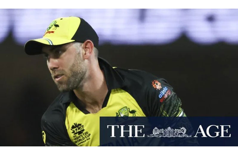 Allrounder Glenn Maxwell  slipped and fell in the backyard during a birthday party, and will be unavailable for an extended period.