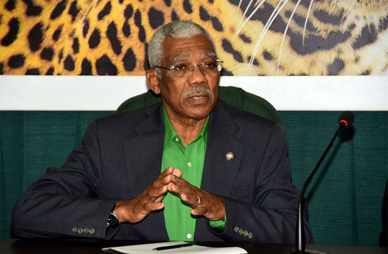 Former President and Leader of the APNU+AFC’s list for the 2020 General and Regional Elections, David Granger