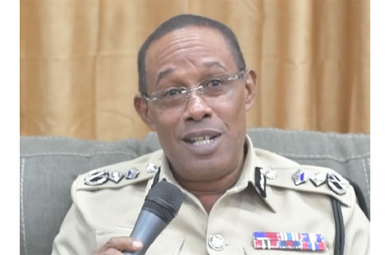 Acting Commissioner of Police Clifton Hicken