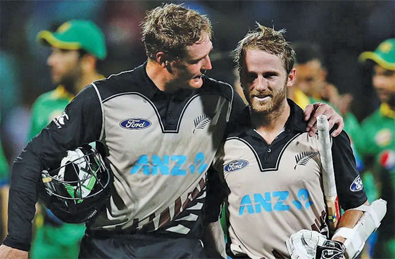 Kane Williamson(right) on Martin Guptill: 'He has been one of our best white-ball players ever'  •  (Getty Images)
