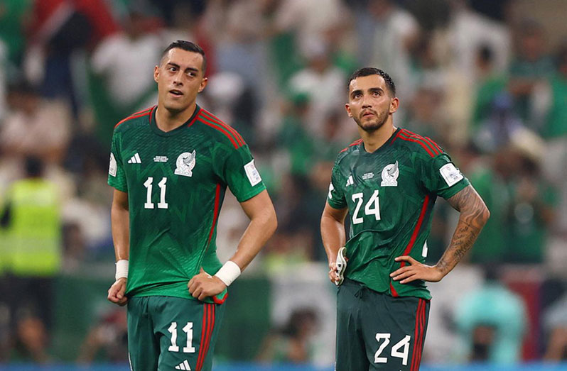 Mexico missed out on reaching the last 16 of the World Cup despite beating Saudi Arabia 2-1.