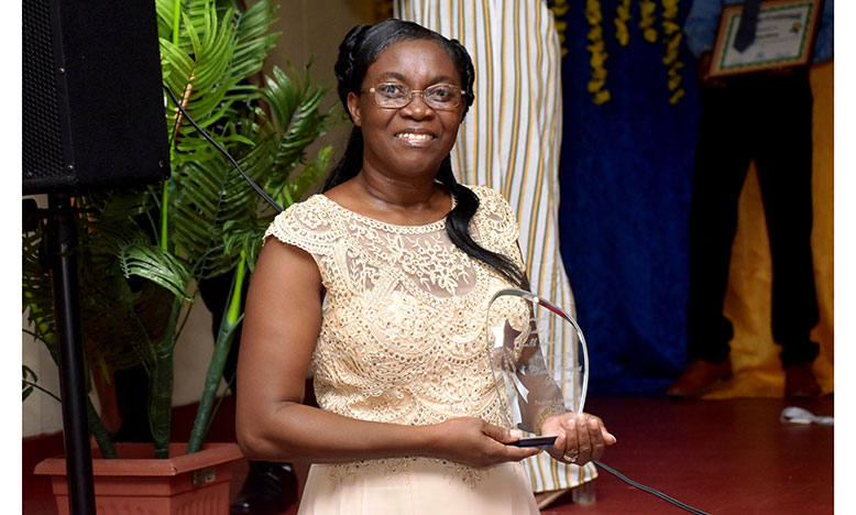Recipient of the Nurse Leader of the year award, Charlene Brisport-Sampson