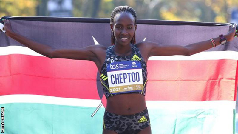 Viola Cheptoo Lagat finished second in last year's New York Marathon on what was her debut over the distance