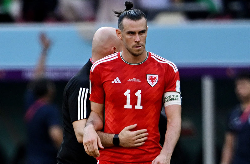 Gareth Bale cannot hide disappointment as Iran score two goals in added time to leave Wales in deep trouble yesterday