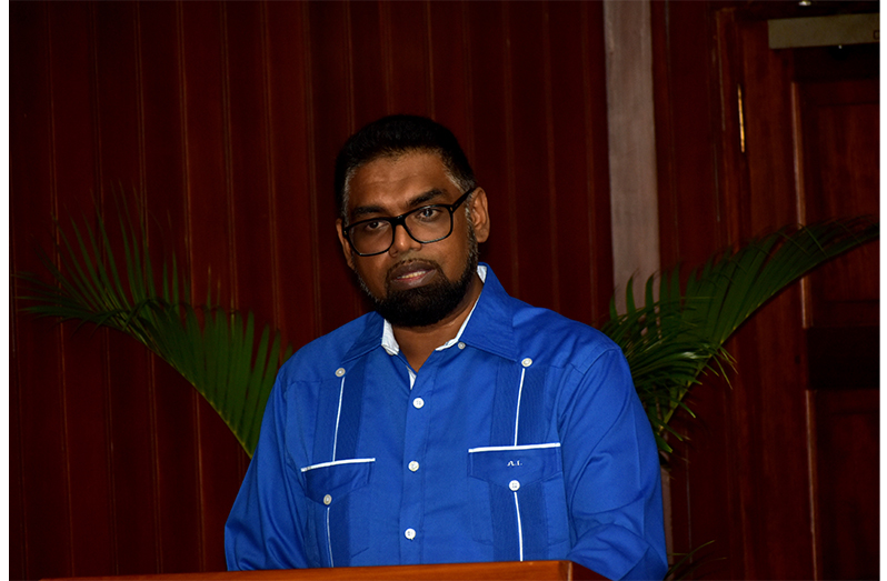 President Dr. Irfaan Ali (Elvin Croker photos)