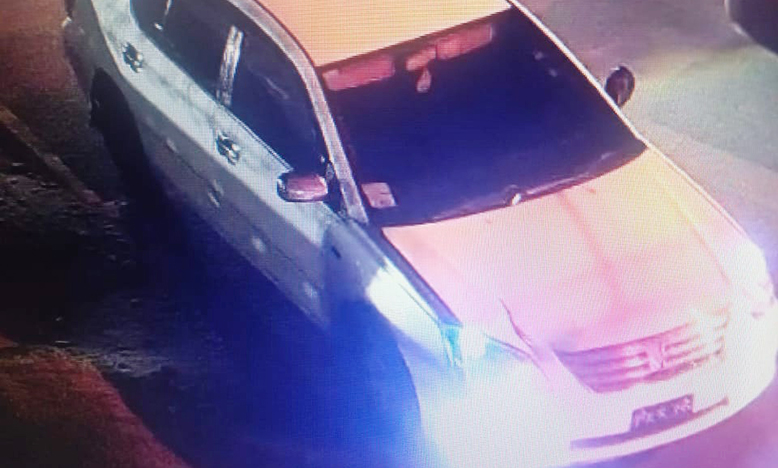 The car being sought by the Guyana Police Force