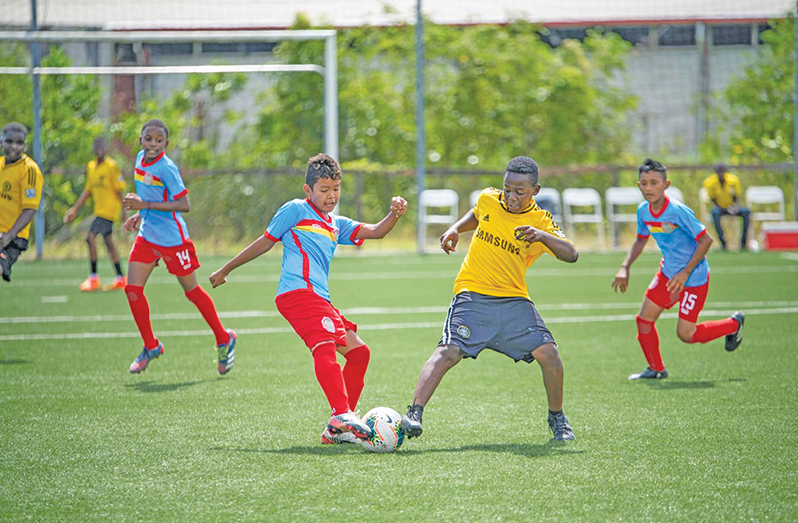 Action continues today in the Tiger Rentals Under-13 football tourney at Providence