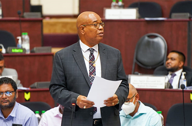 Minister of Public Works, Juan Edghill (DPI photo)