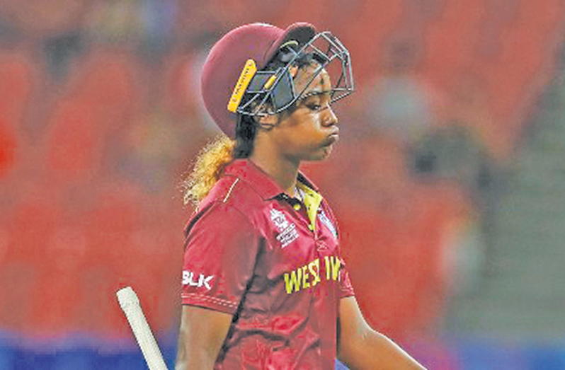 West Indies captain Hayley Matthews top scored.