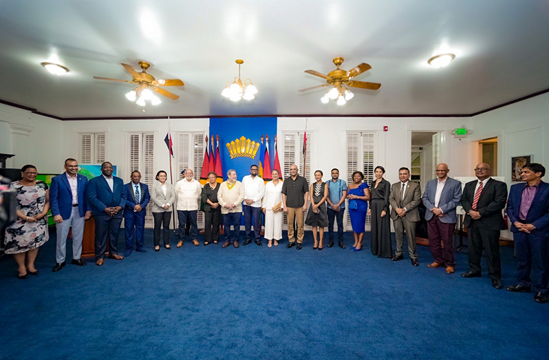 Prime Minister of St Vincent and the Grenadines, Dr Ralph Gonsalves was on Tuesday evening conferred with the prestigious Order of Roraima (Latchman Singh photos)