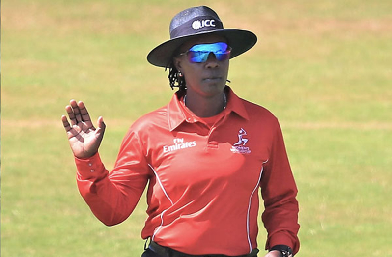 West Indies  leading female umpire Jacqueline Williams