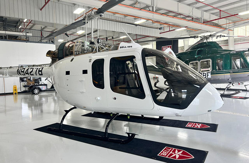 The first of its kind Bell 505 Chopper was purchased at a cost of US$1.9 million