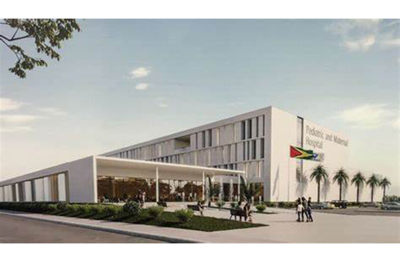 An artist’s impression of the new $12.4B maternal and pediatric hospital