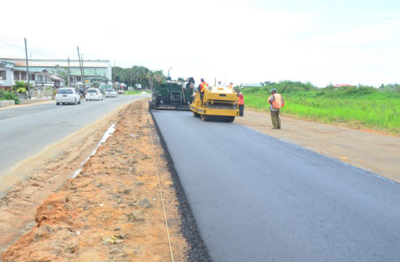 Following months of continuous and extensive infrastructural works in the Grove, East Bank Demerara area, drivers could now effortlessly pass through the once heavily congested area