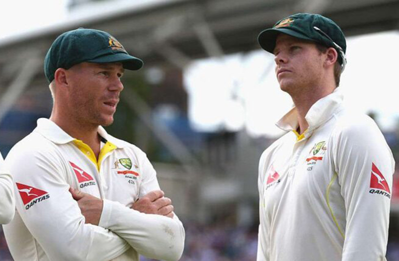 Australia’s two top playersDavid Warner (left) and Steve Smith
