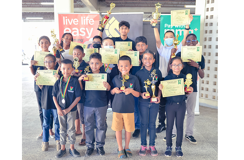 Prize winners and their accolades at the end of the tournament