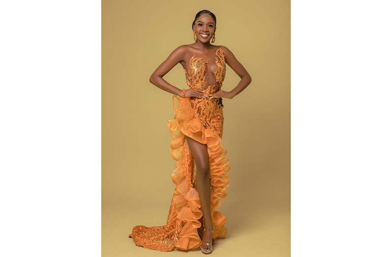 Reigning Queen, Arian Dahlia Richmond, the first runner-up in the Miss Caribbean Culture Queen 2019 pageant
