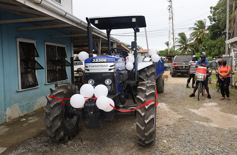 The tractor that was delivered to the Whim/Bloomfield NDC (MOA photos)