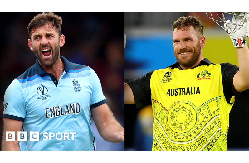 Former England player Liam Plunkett(left) and former Aussie captain Aaron Finch.