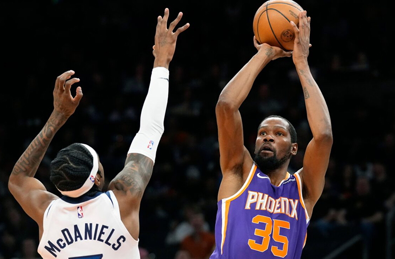 Kevin Durant returned for the Phoenix Suns
