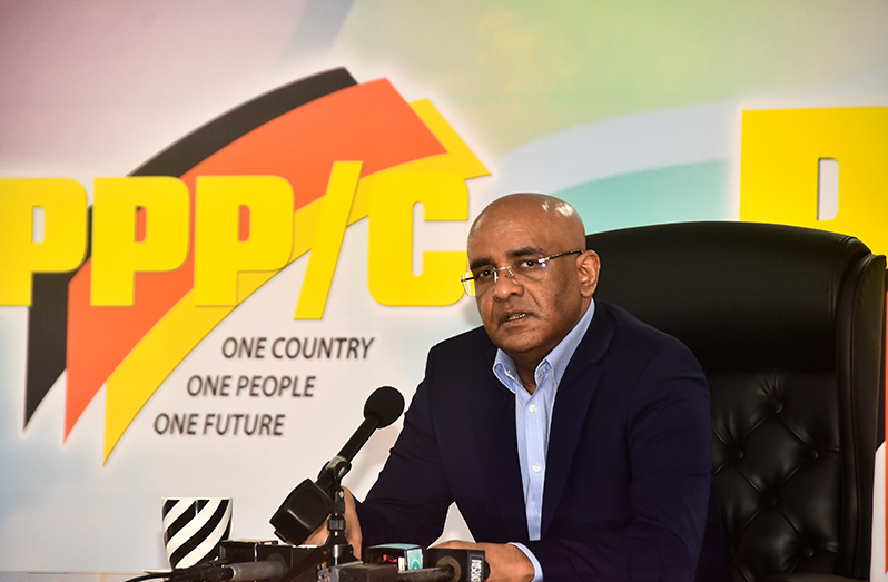 PPP/C General-Secretary Bharrat Jagdeo