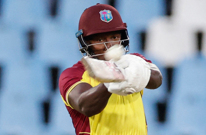 New skipper Rovman Powell powered West Indies to a stunning three-wicket win against South Africa in a rain-reduced T20I clash on Saturday.