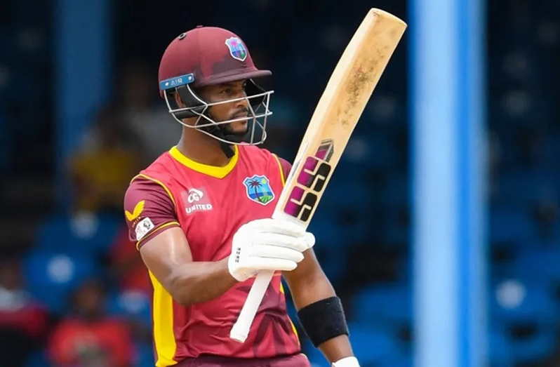 West Indies captain Shai Hope has a batting average of 50 from 105 ODIs