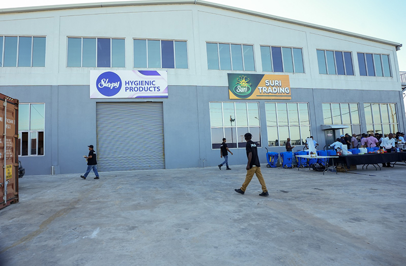 President, Dr. Irfaan Ali has said that while most people might view the launch of Suri’s new venture as a simple warehouse, one needs to consider how individual investments benefits our nation and changes our business ecosystem (Office of the President photo)