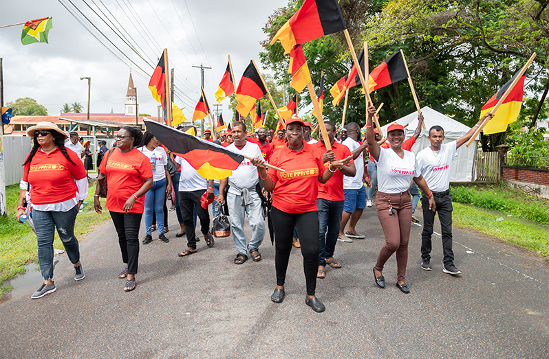 Scenes from Nomination Day - Guyana Chronicle