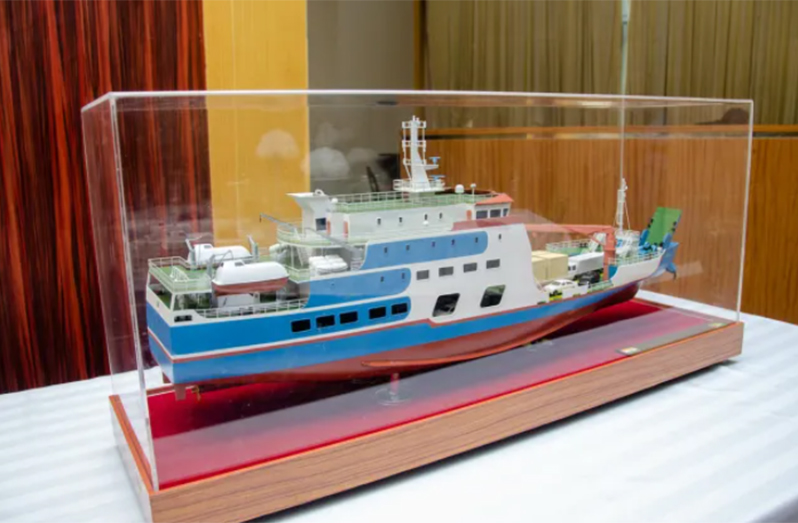 Model of the MV MA Lisha vessel